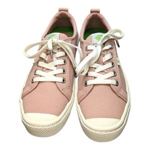 Cariuma Unisex Sneakers Oca Low Top Lace Up Suede Leather Pink W8.5 M7